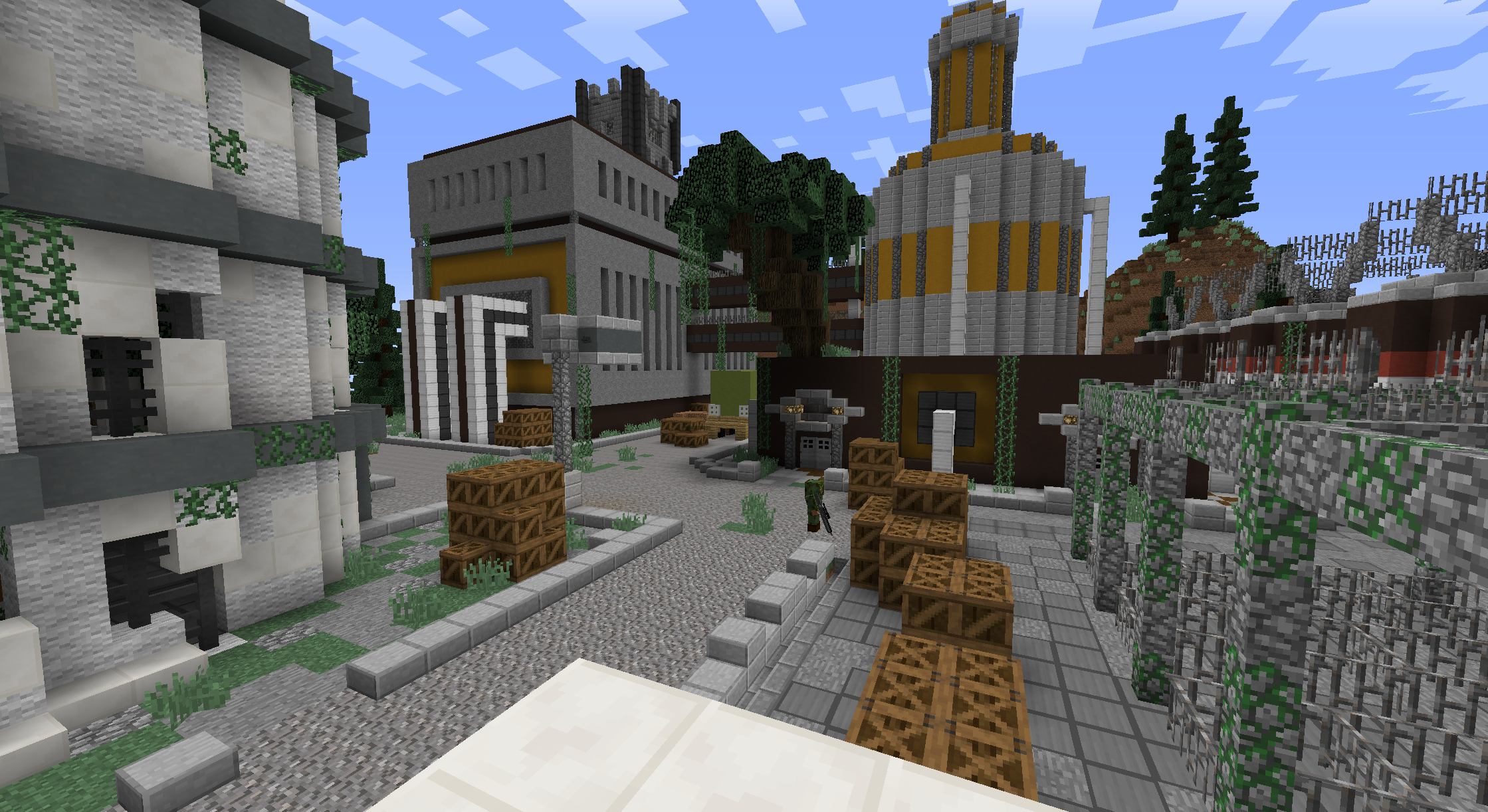 The rebuilt Nuclear Power Plant loot zone in RustV2